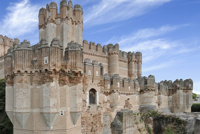 Castillo de coca en autocaravana