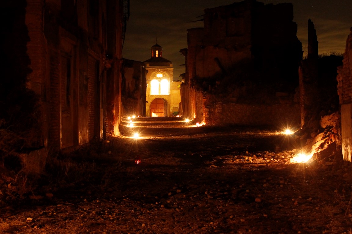 Belchite para un Halloween en autocaravana de miedo